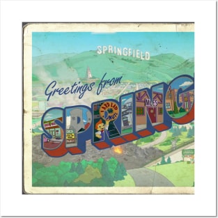 Visit Springfield! Posters and Art